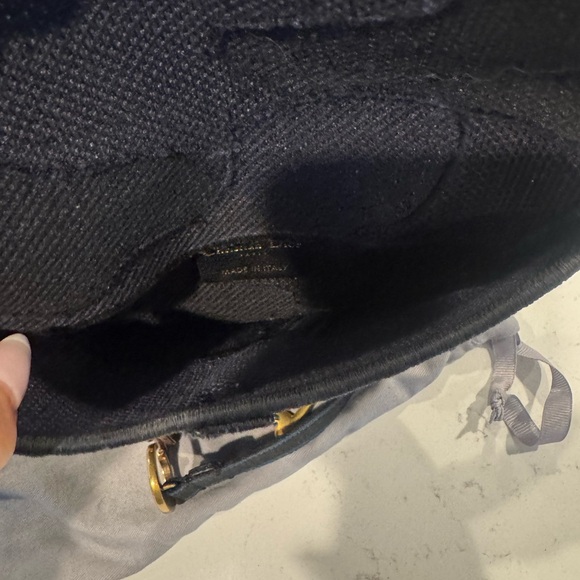 Dior Navy Mini Saddle Belt Bag - Picture 5 of 6